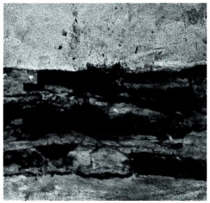 Rocks in Granada 9x12 charcoal on paper