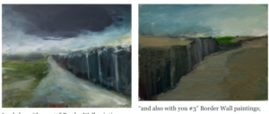two panels "...and also with you" 12x9and also with you; two oil on panels, 22x 9 